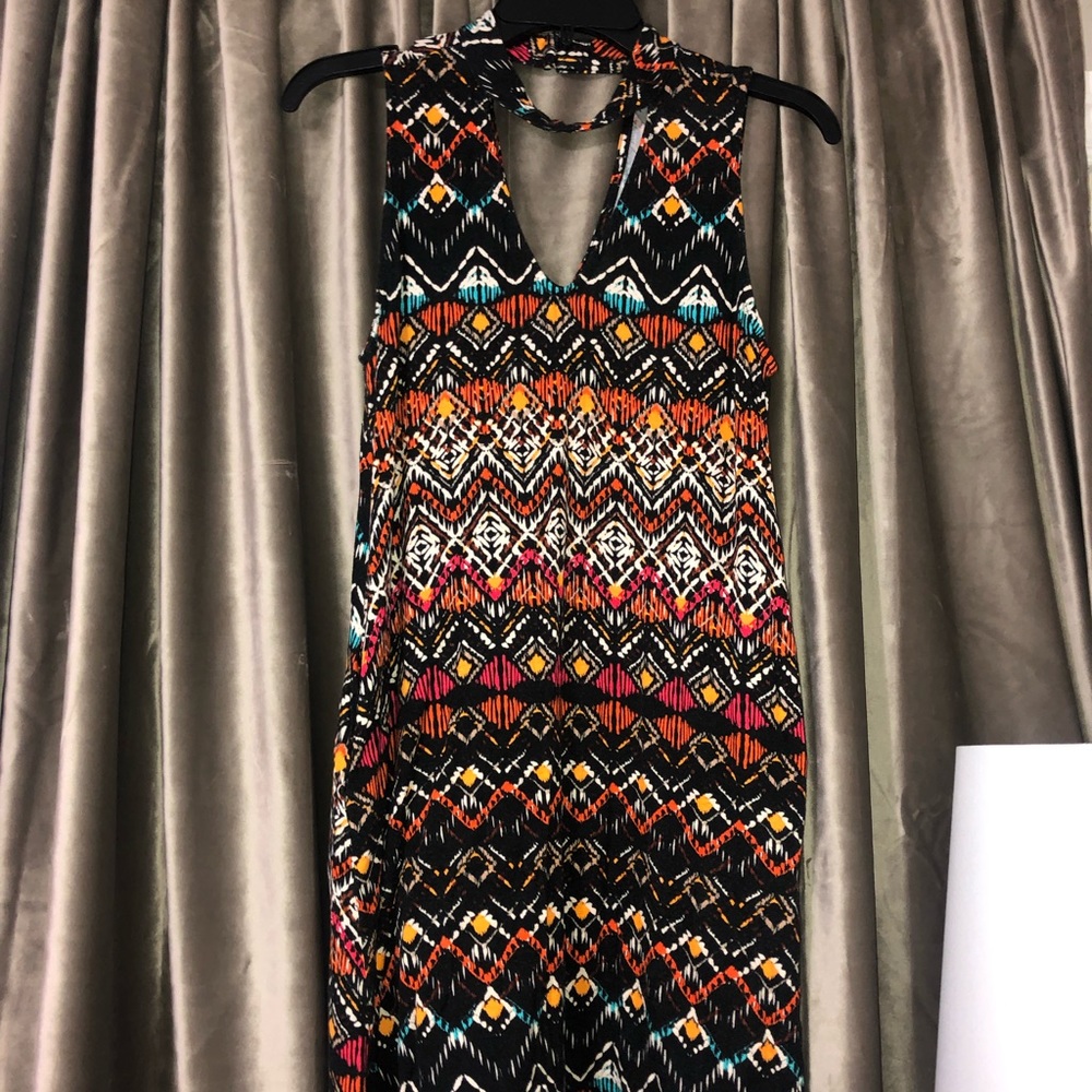 Short tribal dress with pockets